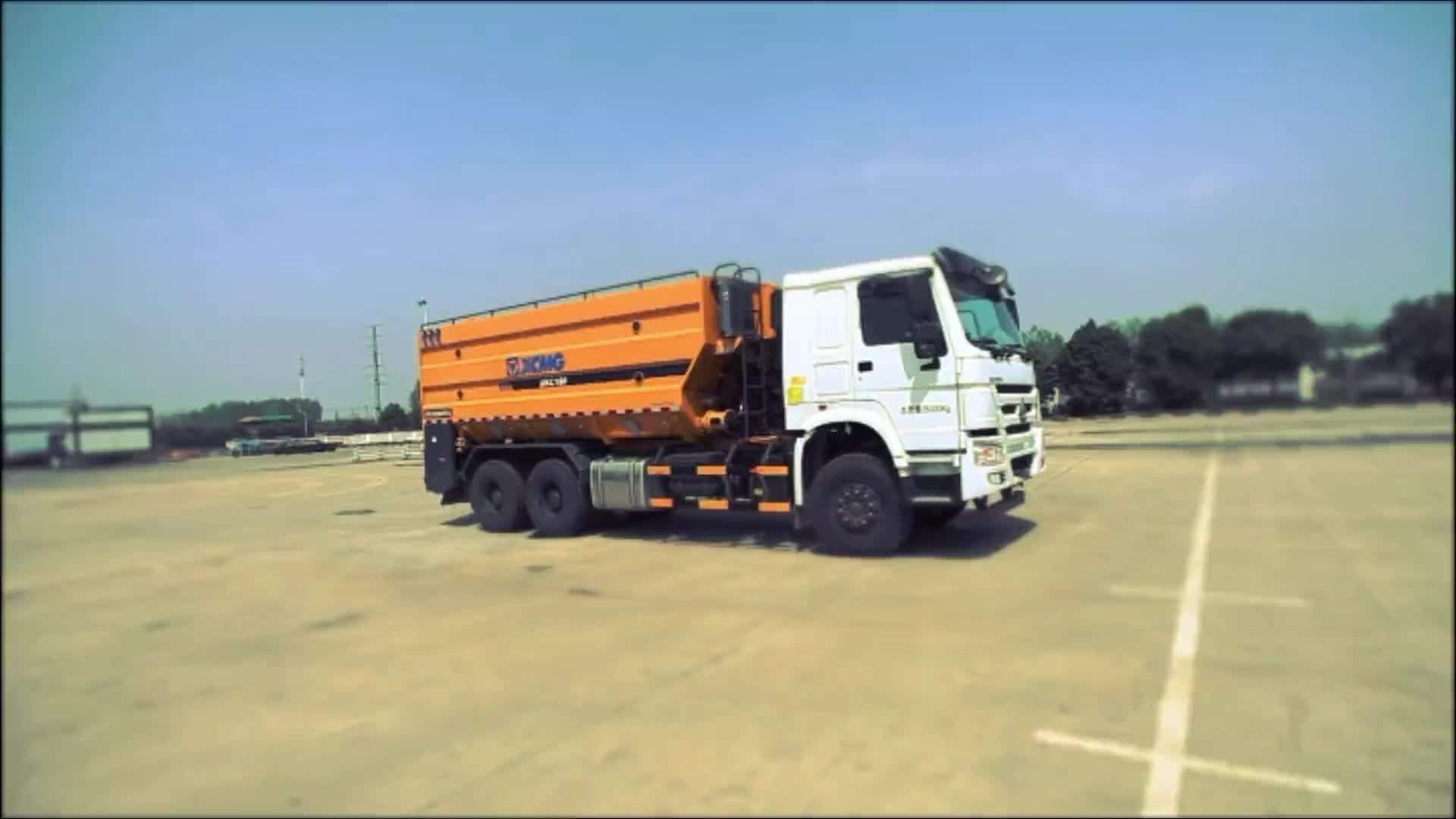 满产高产徐工xkc粉料撒布车助力国家高速公路建设